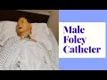 INSERTING A FOLEY CATHETER ON A MALE PATIENT/SKILL DEMO