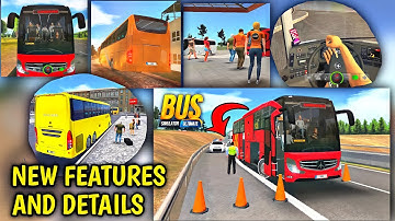 🚚New Features And Details - Part 2 In Bus Simulator Ultimate New Update 2.0.2 🏕 | Bus Gameplay