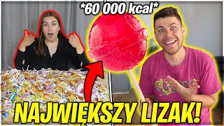 ZROBILIŚMY NAJWIĘKSZEGO LIZAKA NA ŚWIECIE! *60 000 kcal*