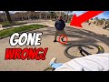 Guy tries to kick me off my bike 