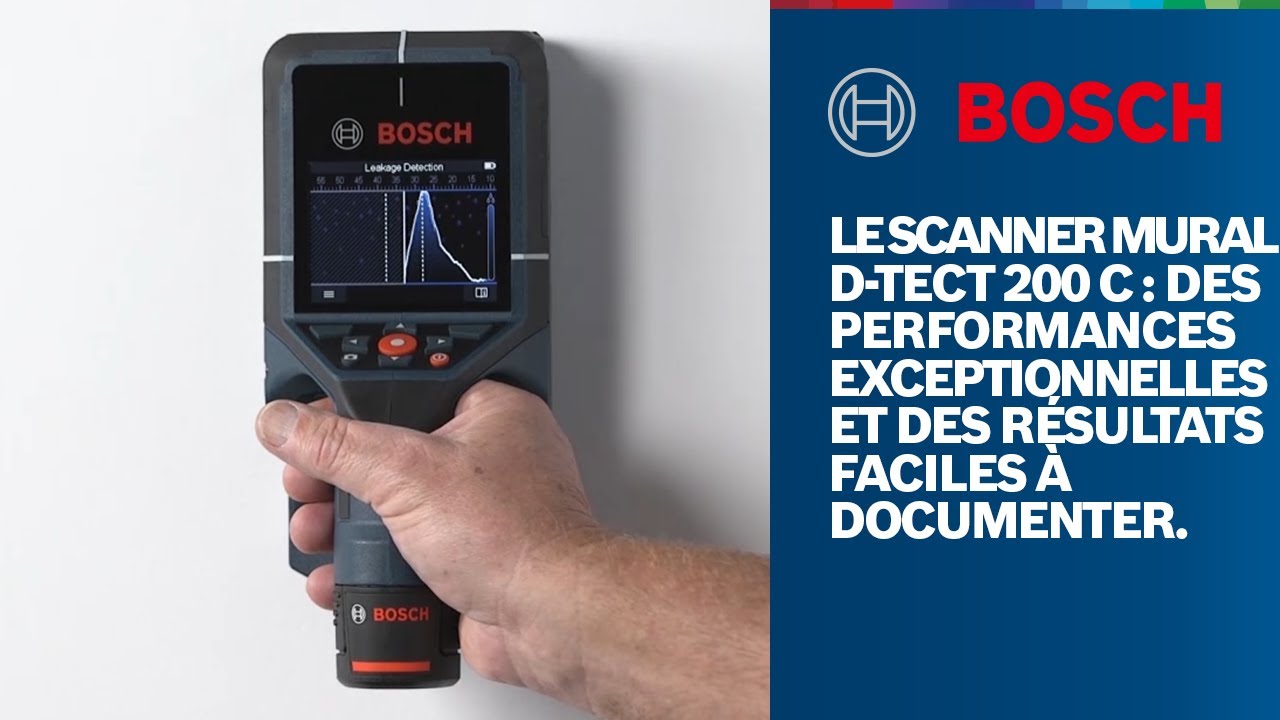 Scanner mural - D-TECT 200 avec batterie BOSCH Professional👷‍♂️