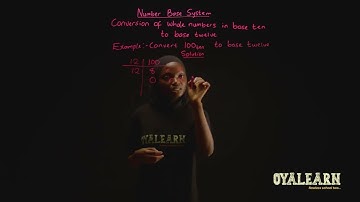 SS1 | Number Base System | Conversion of whole numbers in base ten to base twelve.