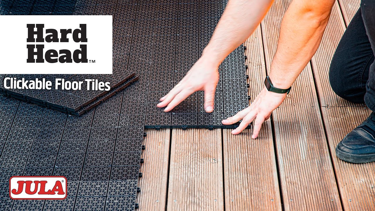 Hard Head Floor tiles 11 pcs 30x30 cm 1 m²