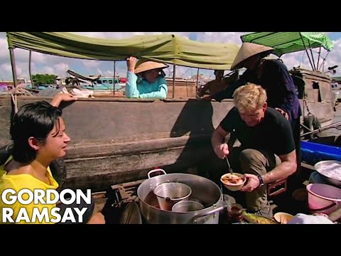 Gordon Ramsay Learns How To Prepare Vietnamese Soup | Gordon's Great Escape