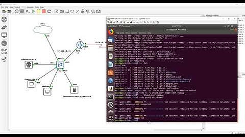 DHCP Server Ubuntu Server 18.04.3 in GNS3.