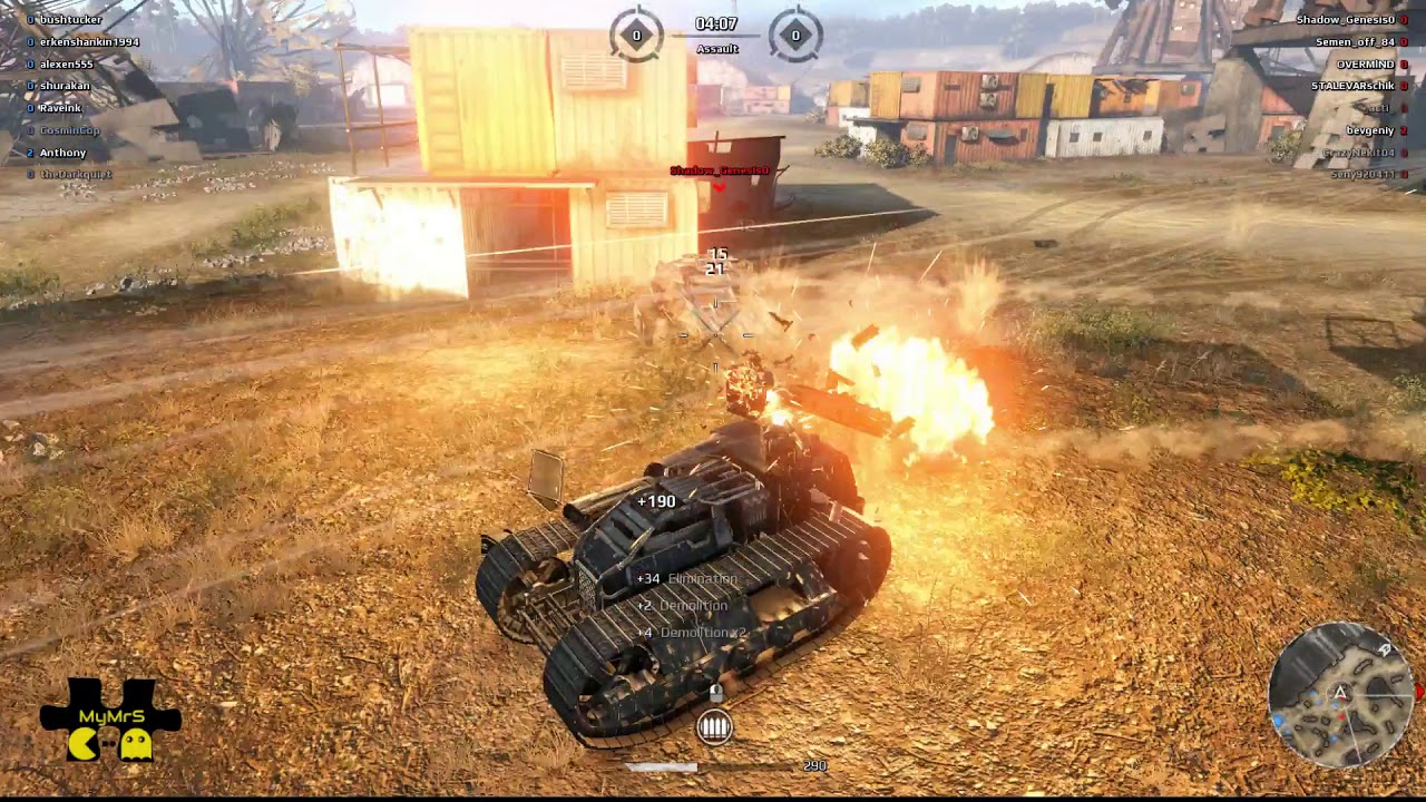 Crossout LOW PS 3 X M37 Piercer Tank