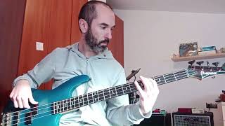 Video thumbnail of "Juanpalitoschinos - Una Vez Más (Bass Cover)"