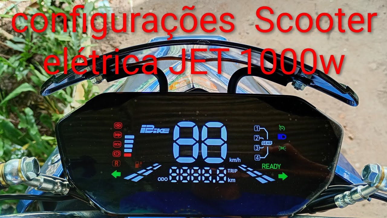 Quais são as configurações da Scooter elétrica JET 1000w #autopropelido #automobile #motovlog 