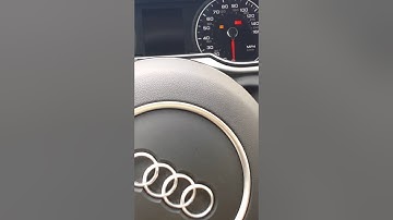 2016 Audi A4 - turn off speed warning
