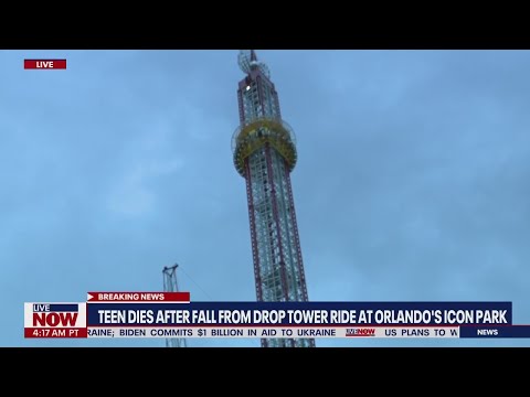 ICON Park Free Fall death: Teen killed by fall from Florida amusement park ride | LiveNOW from FOX