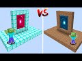 1$ UZAY PORTAL VS 1000$ UZAY PORTAL - Minecraft