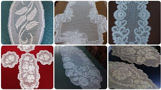 REKOR KIRAN ÇEYİZLİK DANTEL ÖRNEKLERİ TIĞ İŞİ SALON TAKIMLARI SEHPA ÖRTÜLERİ 