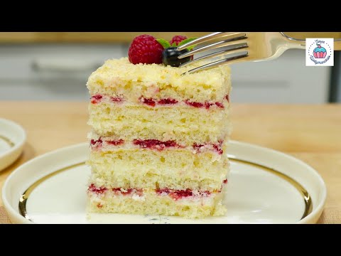 Торт "МОЛОЧНАЯ ДЕВОЧКА" с малиной или САМЫЙ НЕЖНЫЙ в мире торт!