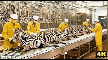 Inside the Zebra Leather Factory – How Raw Zebra Hide Is Transformed Into Luxury Fashion