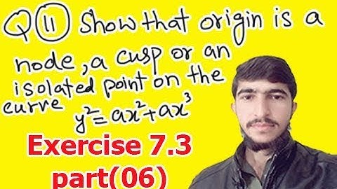 Find the nature of multiple points (Bsc Calculus chapter 7 exercise 7.3 part(06))