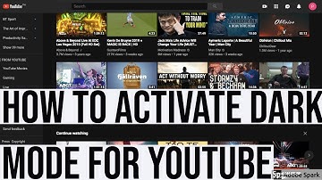 How to enable YouTube DARK MODE for google CHROME