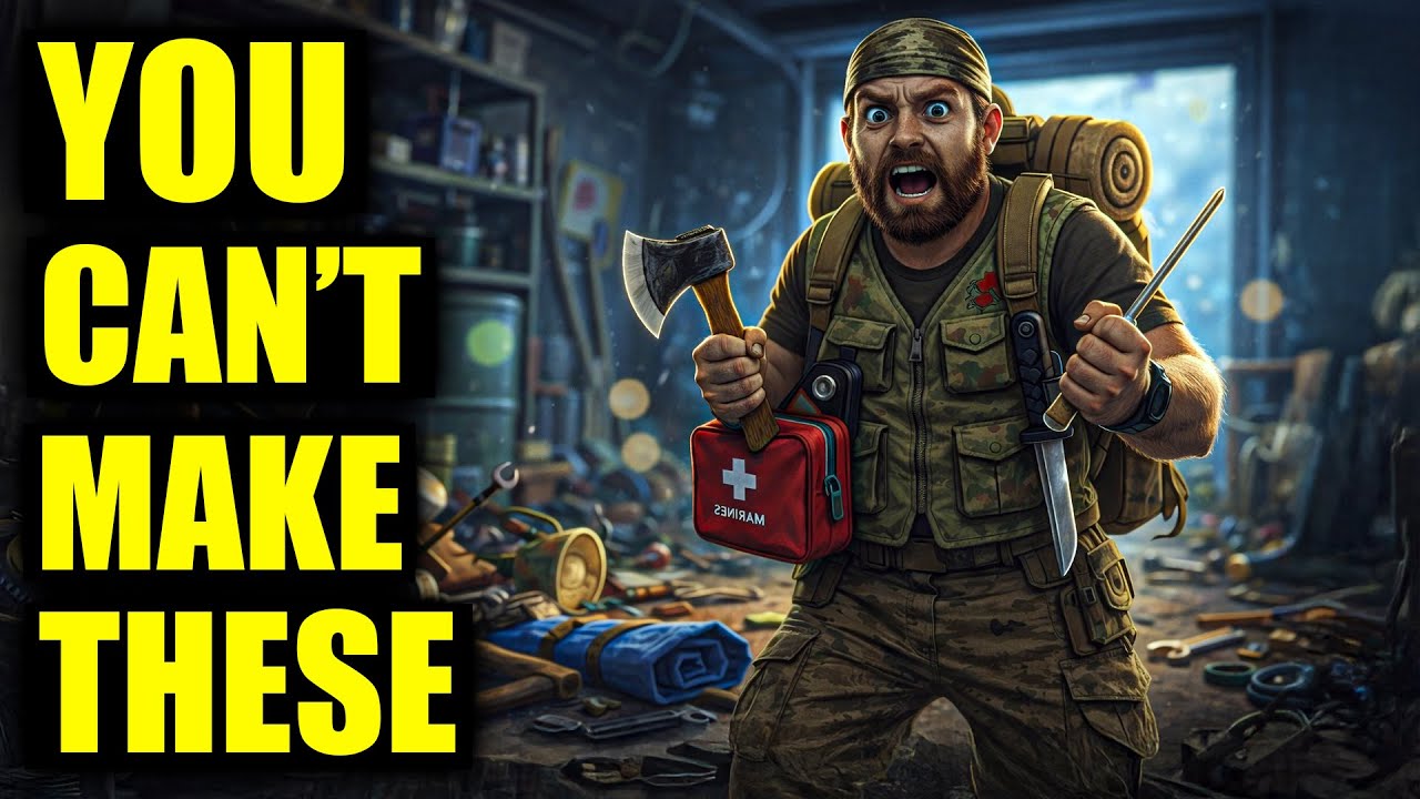 30 Tools You CAN'T Make When SHTF (Get Them NOW) - Survival Gear