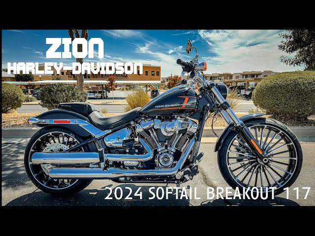 2024 Harley-Davidson FXSB Breakout 117 Vivid Black Paint | Zion