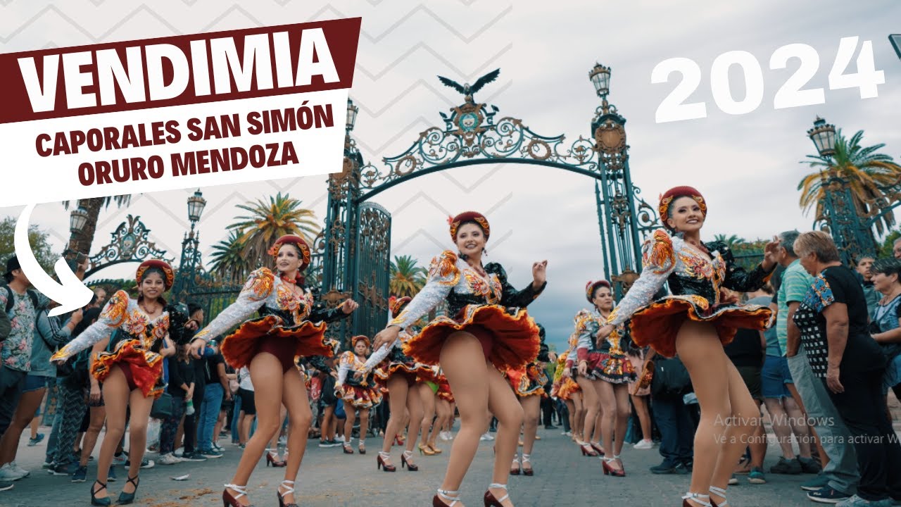 CAPORALES SAN SIMON ORURO MENDOZA CARRUSEL VENDIMIA 2024 🇦🇷🇧🇴 Amorosa Palomita ° Soy caporal - Tupay