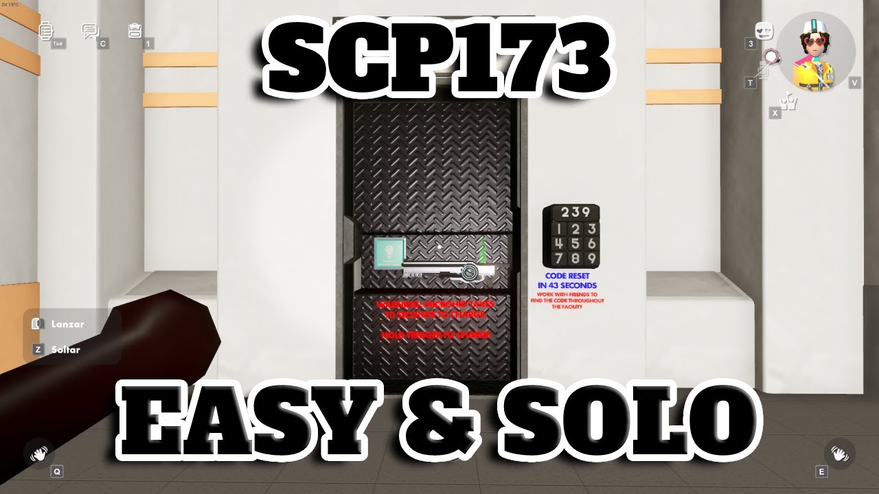 (2/2) How To Very Easily Open The Locked Door Solo In SCP173 (Rec Room Science Restoration)