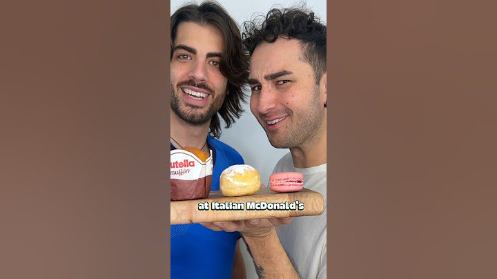 We try NEW sweets at Italian MACDONALD’s