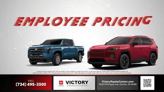 Choose Your Savings at Victory Toyota of Canton Employee Pricing 2 500 Trade Assistance More