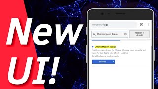 How to turn on new Chrome Design! | How to