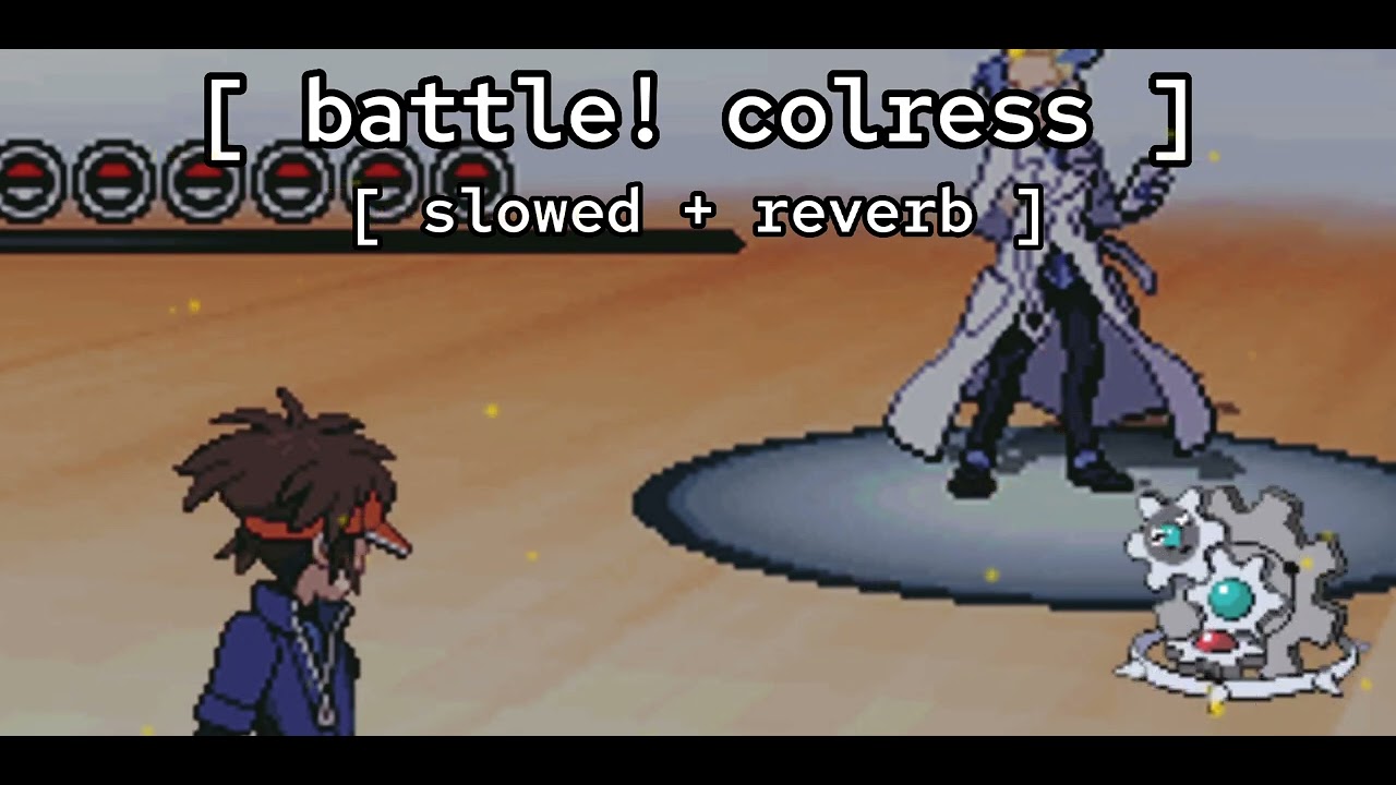 [ battle! colress ★ slowed + reverb ] // pokémon black2/white2