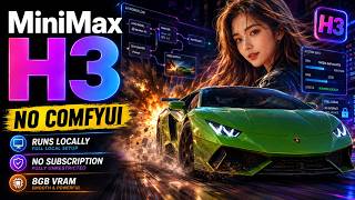 How to Use Minimax H3 on 8GB VRAM All-in-One Workflow App 🔥