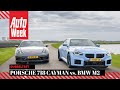 Bmw m2 vs porsche 718 cayman  autoweek dubbeltest