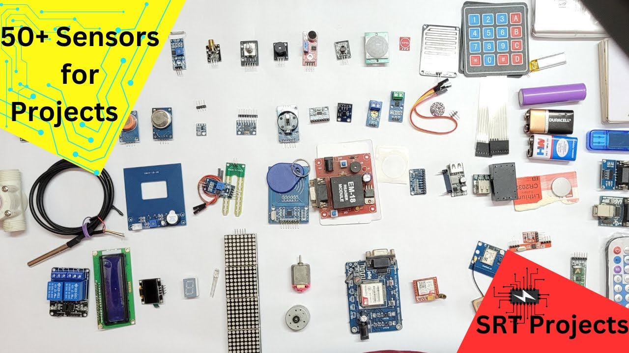 50+ Different Sensor Modules for Projects
