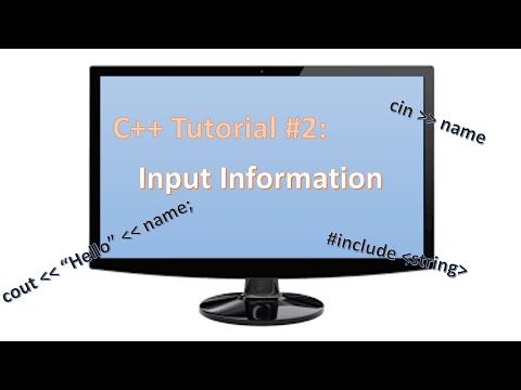 C++ Tutorial #2: Input Information