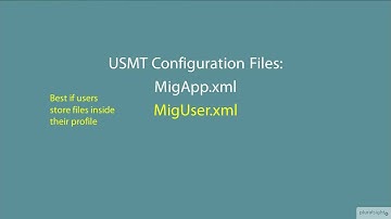 04 01 Migrating Users with the User State Migration Tool