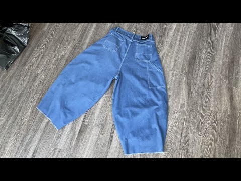 I MADE THE BAGGIEST PANTS! - YouTube