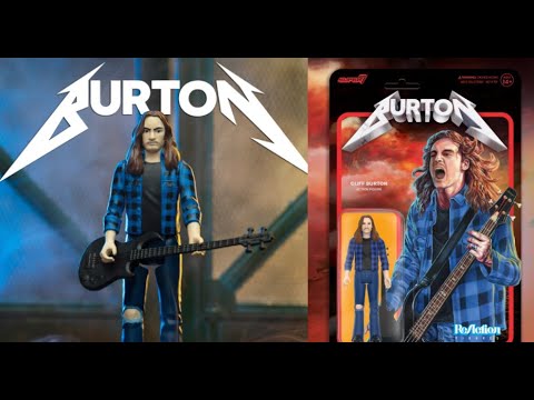 METALLICA's Cliff Burton Super7 ‘ReAction Figure released