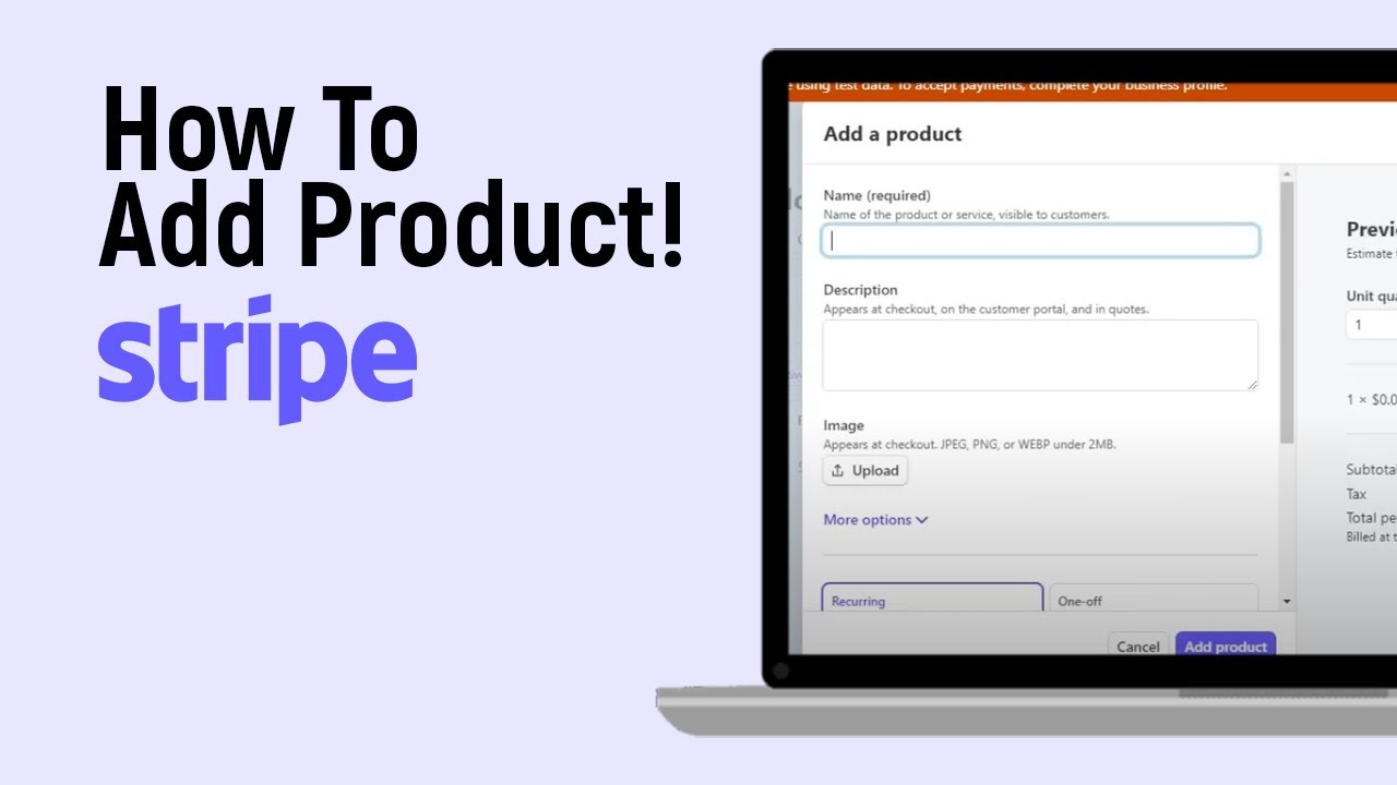 How to Add Product in Stripe Account [easy] - YouTube