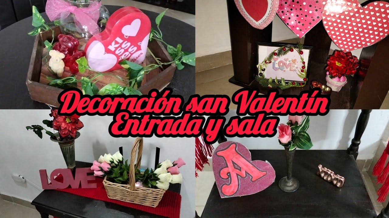 #Decoración san #Valentín #entrada y #sala 