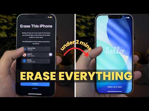 [2026] How to Delete All Data on iPhone before Selling (Factory Reset)