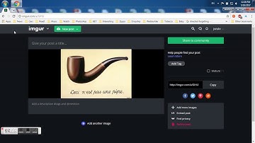How to post a picture using imgur.com