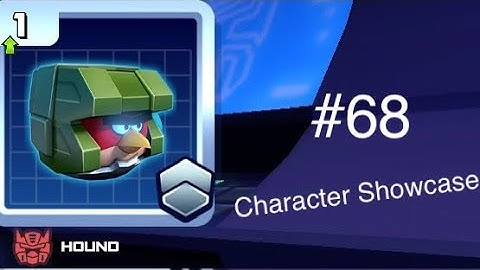(Angry Birds Transformers) Gameplay (Part 68) of my new character Hound unlocked by 7500 tokens