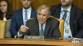 Watch Sen Merkley Makes Opening Statement In Hearing With Trump Budget Director Vought