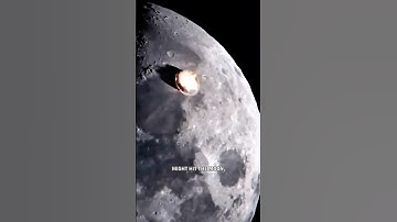 Een asteroïde zou de maan kunnen raken!