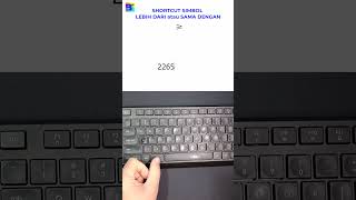 Shortcut Simbol Lebih dari atau Sama Dengan di Word | Belajar Word