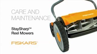 Fiskars® StaySharp™ Reel Mower - Maintaining your Mower HD