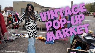 How I do pop-up Flea Market events! // Come with me to a Vintage & Artist Market!!