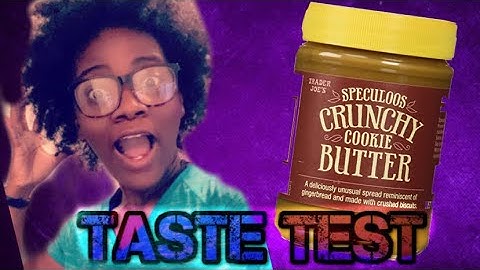 Trying Trader Joe’s Cookie Butter #traderjoes