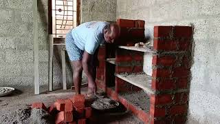 Bed room wardrobe construction in timelapse// cupboard setting//Civil Engineering// Construction