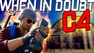 WHEN IN DOUBT C4! - PUBG