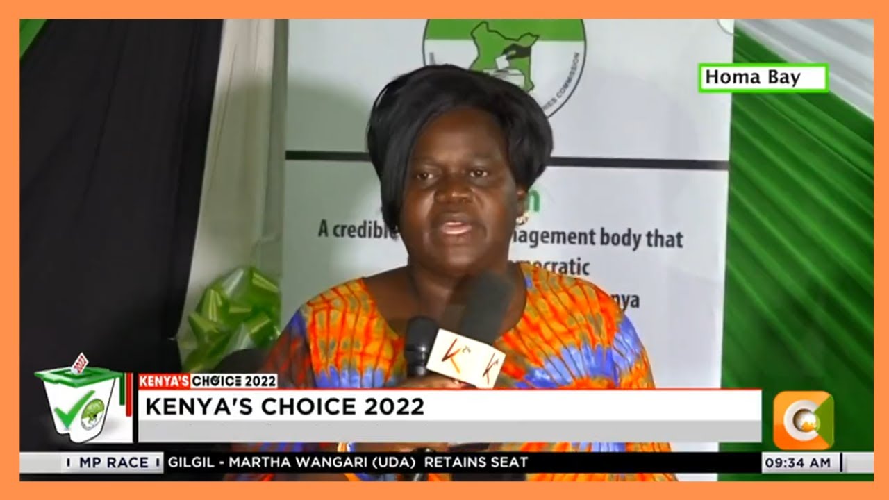 Gladys Wanga declared Governor in Homa Bay