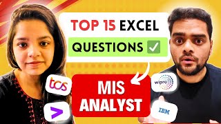 How as a Fresher she became MIS Analyst | TOP 15 Interview Questions😲